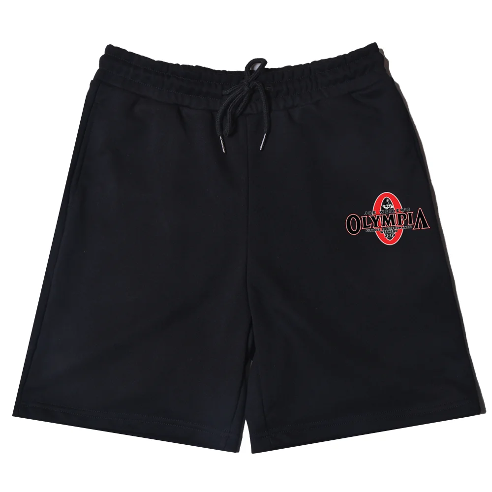 NEW 2022 OLYMPIA Gyms Fitness Mens Casual Shorts Running Short Gym Cotton Thick Elastic Waist Jogging Sport Men pants Sweatpants 3