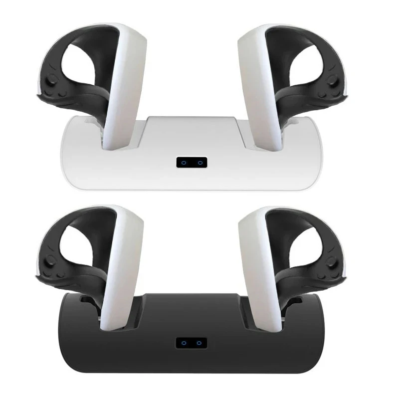 For PS VR2 handle charging base with display light PSVR2 game handle simple two-seat charger PSVR2 handle charger