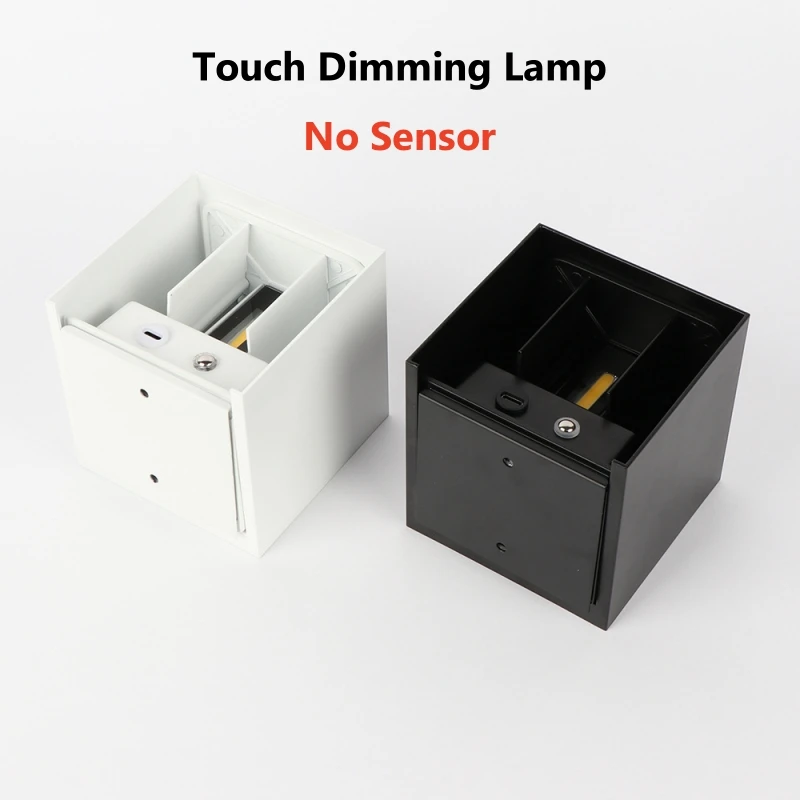 Wireless Cube LED Wall Lamp Up Down USB Rechargeable With Switch/PIR Sensor 5V Magnetic Night Light Corridor Porch Sconce Light