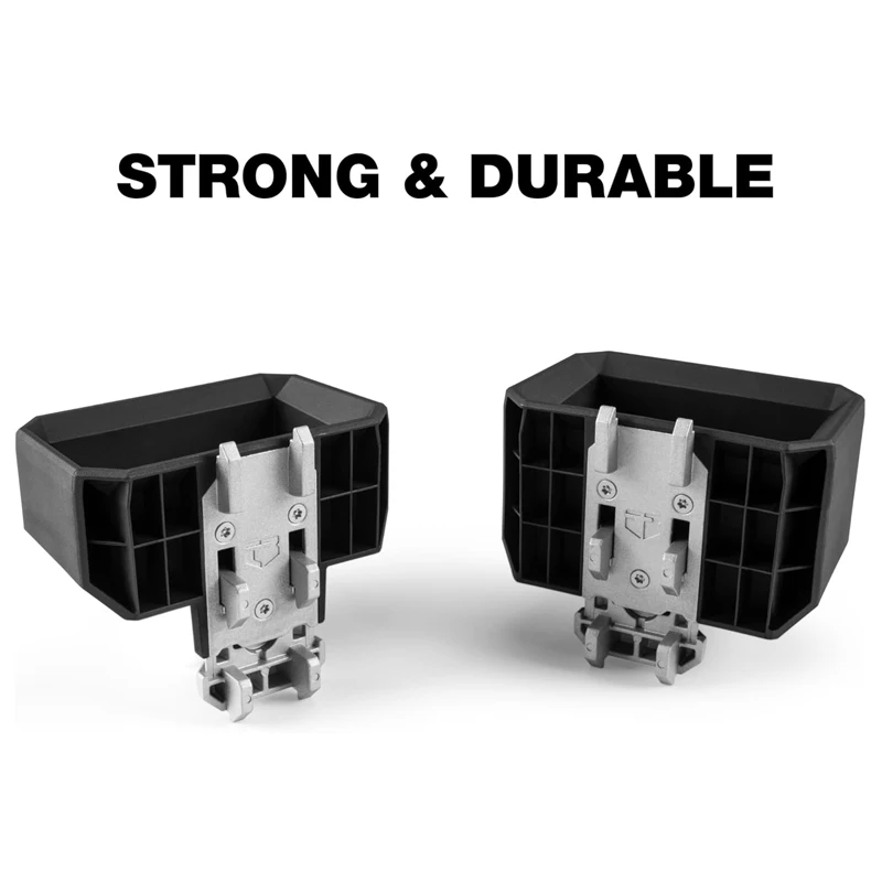 TOUGHBUILT TB-B1-A-54 STACKTECH Plastic Tool Holder Stacking Tool Case Special Vertical Portable Organizer Long Handle Shelf