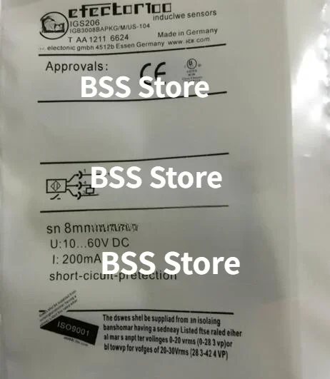 

Индуктивный датчик приближения IGS202 IGS206 IGS207 IGS208 IGS209