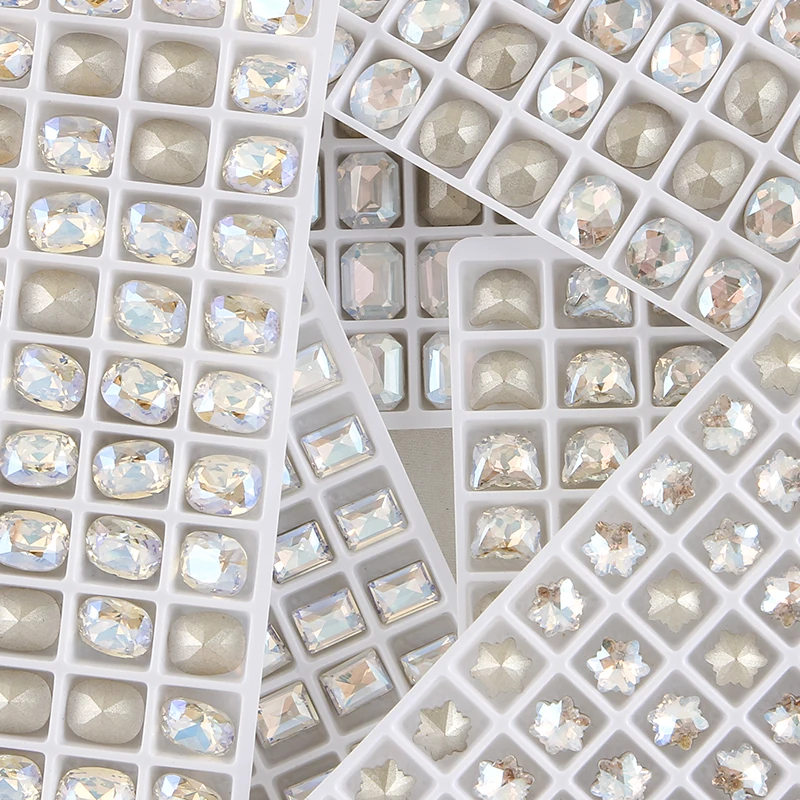 10pcs Glitter Nail Crystals - Rhinestone Accessories