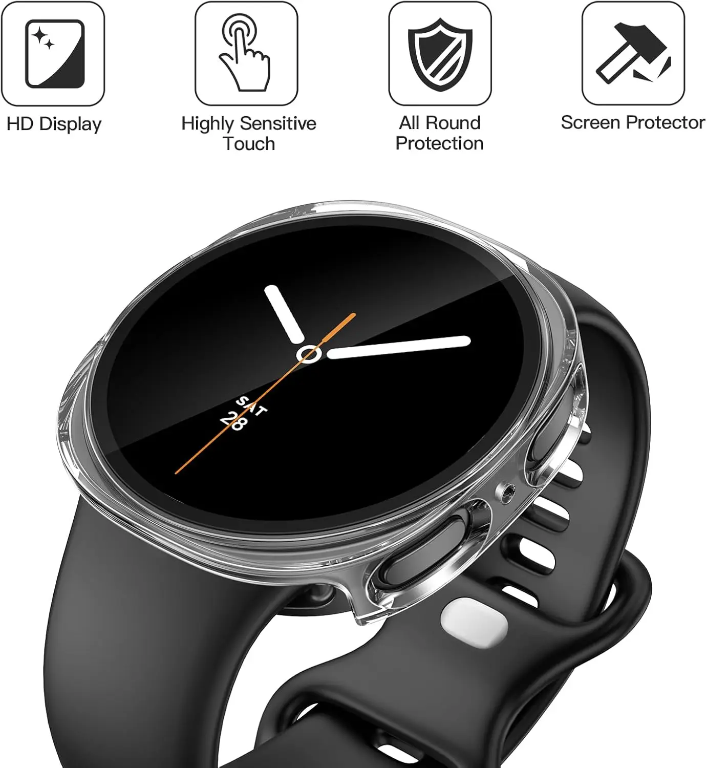 Premium Tempered Glass Screen Protector and Case