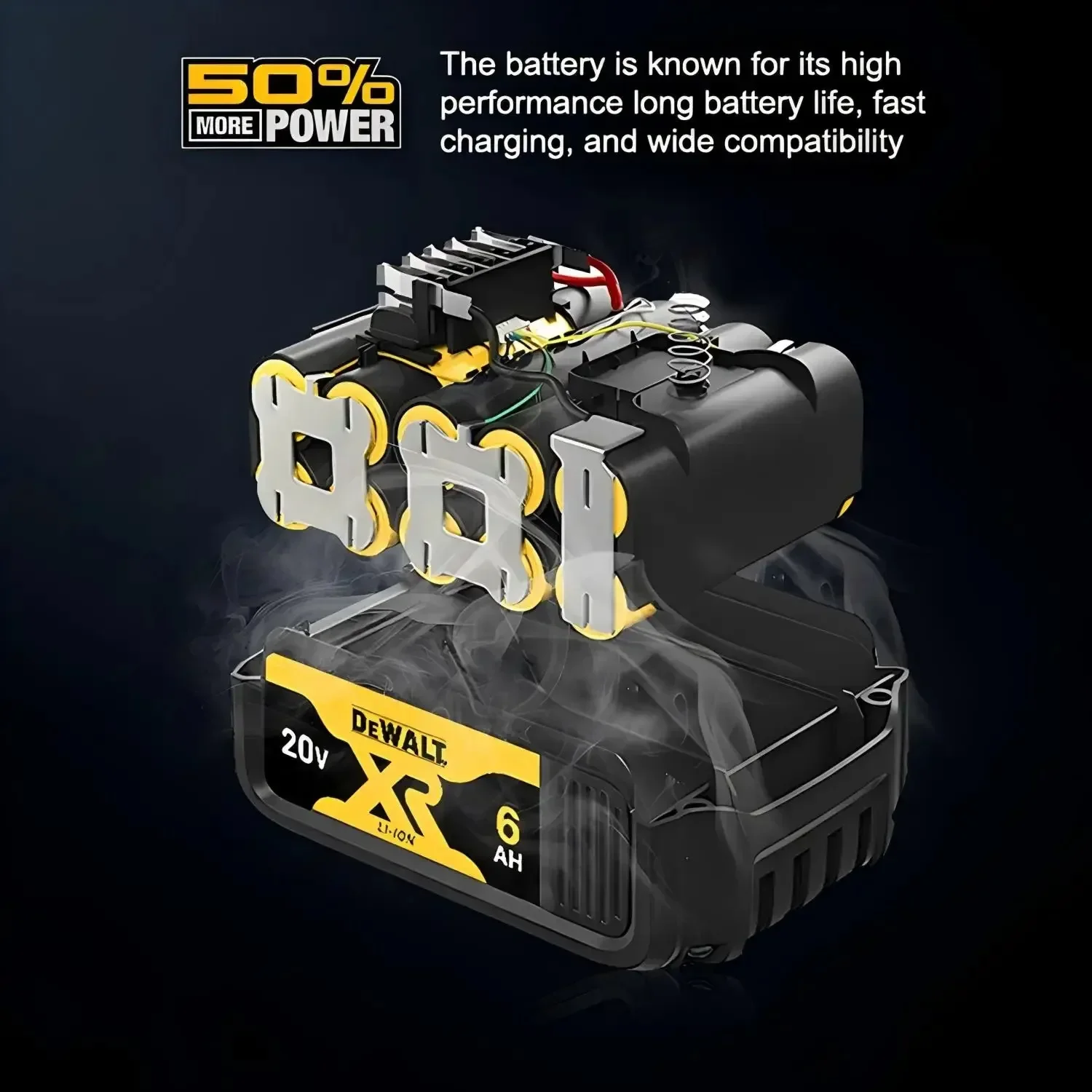 Original Battery 20V/60V 6Ah 9Ah MAX FlexVolt for DCB606 DCB200 DCB205 DCB206 DC