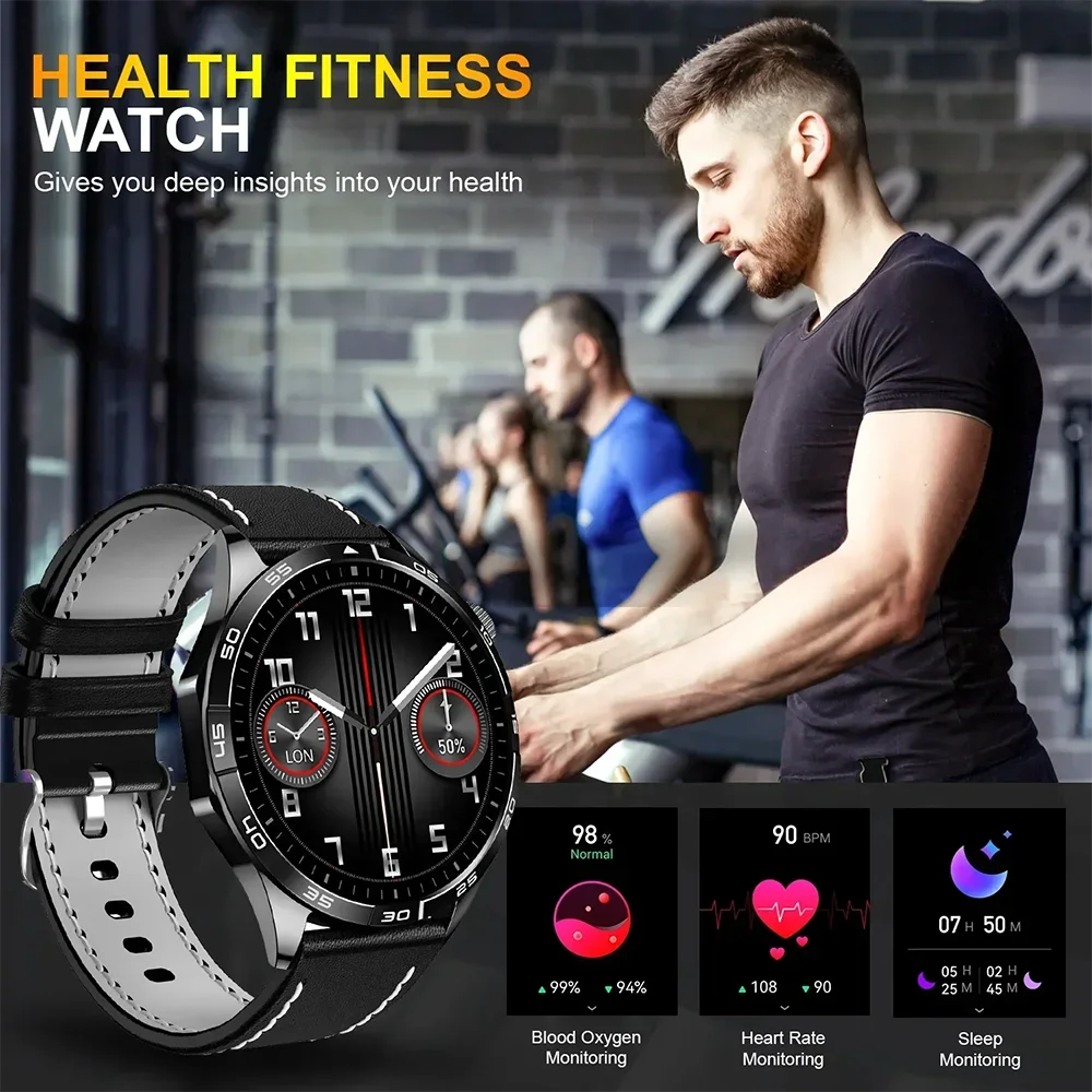 ȭ GT4  Ʈġ AMOLED ð, GPS NFC 466*466 HD ȭ, ɹڼ    ð, 2024 ǰ