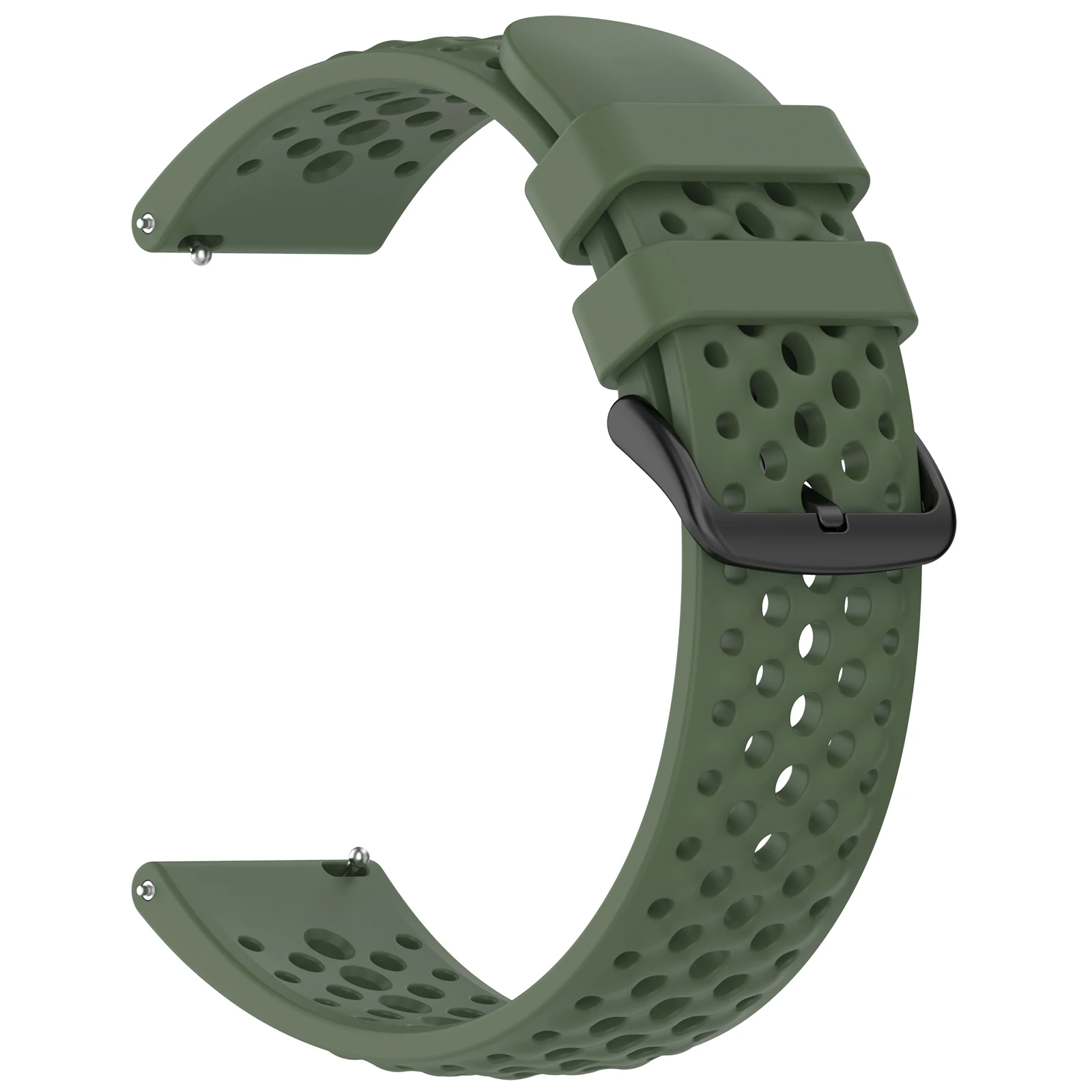 Silicone Watchband with Case - Soft Strap for Smartwatch Wristbands