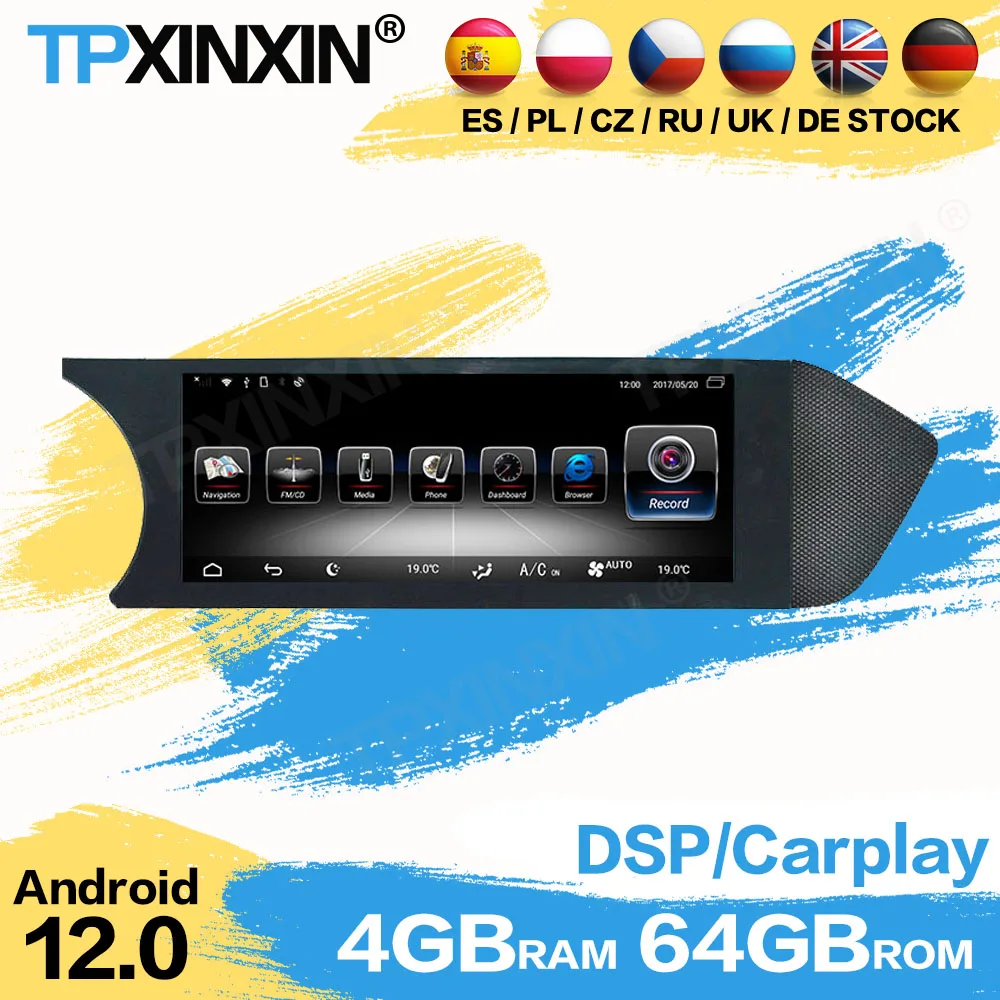 

Интеллектуальная система автомобильного радио с экраном Android для Mercedes-Benz C C204 2011 2012 2013 2014 GPS Navi стерео приемник головное устройство