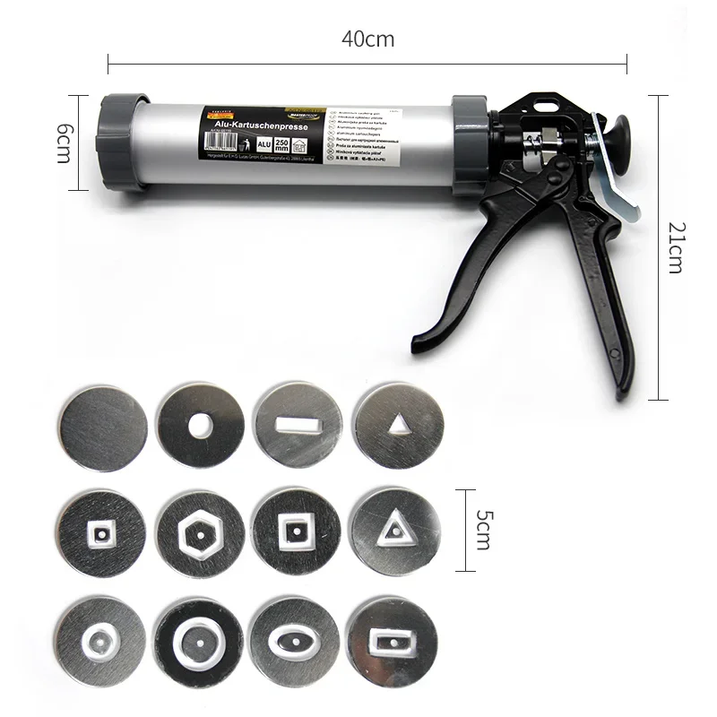 Pottery Tools Hollow Mud Stick Extruders Handheld Mud Guns for Extruding A Variety of Clay Bars Clay Modeling Ceramic Art Tools