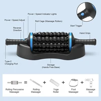NEW Cordless Roller Body Massage Rechargeable Vibrators 360 Rolling Percussive Massager Muscle Relaxation Back Foot Leg Relaxer 5