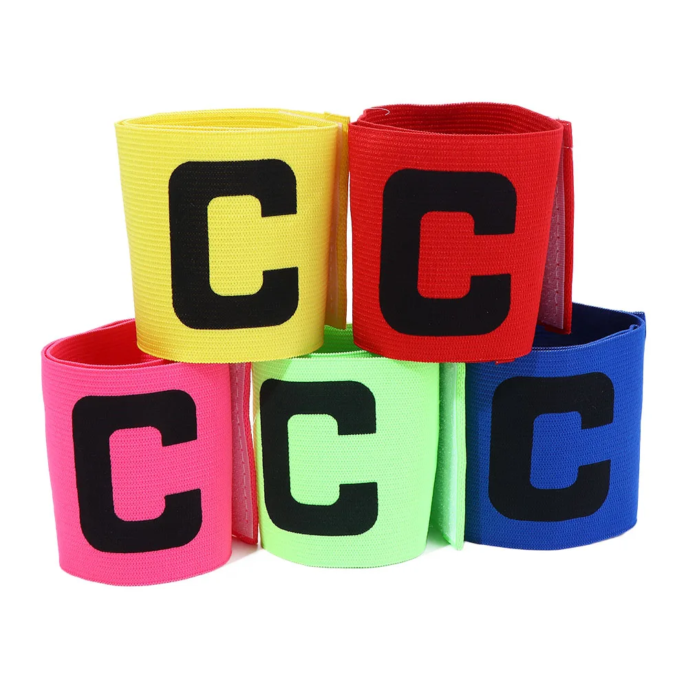 

Football Captain Armband Leader Competition Soccer Group Football Training Accessories Elastic Flexible