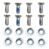8pcs Snowboard Fixed Screw M6 Skis Binding Washer Snowboard Fixed Screw Anti-Slip Feature Accessories 1