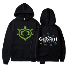 

Oversized Genshin Impact Hoodies genshin account Streetwear Tops Summer Long Sleeve Sweatshirt Women Hoodie Female Clothing Tops