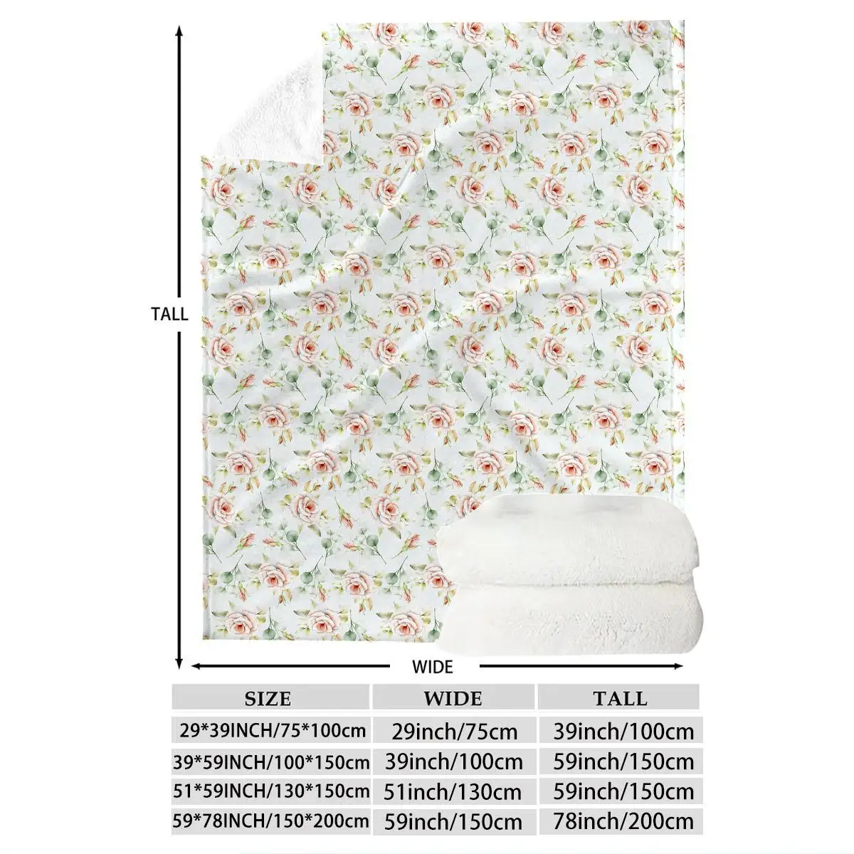SRH Classical-design flannel, elegant patterns, heat-retaining. Bedroom Hanukkah elder gift. 3