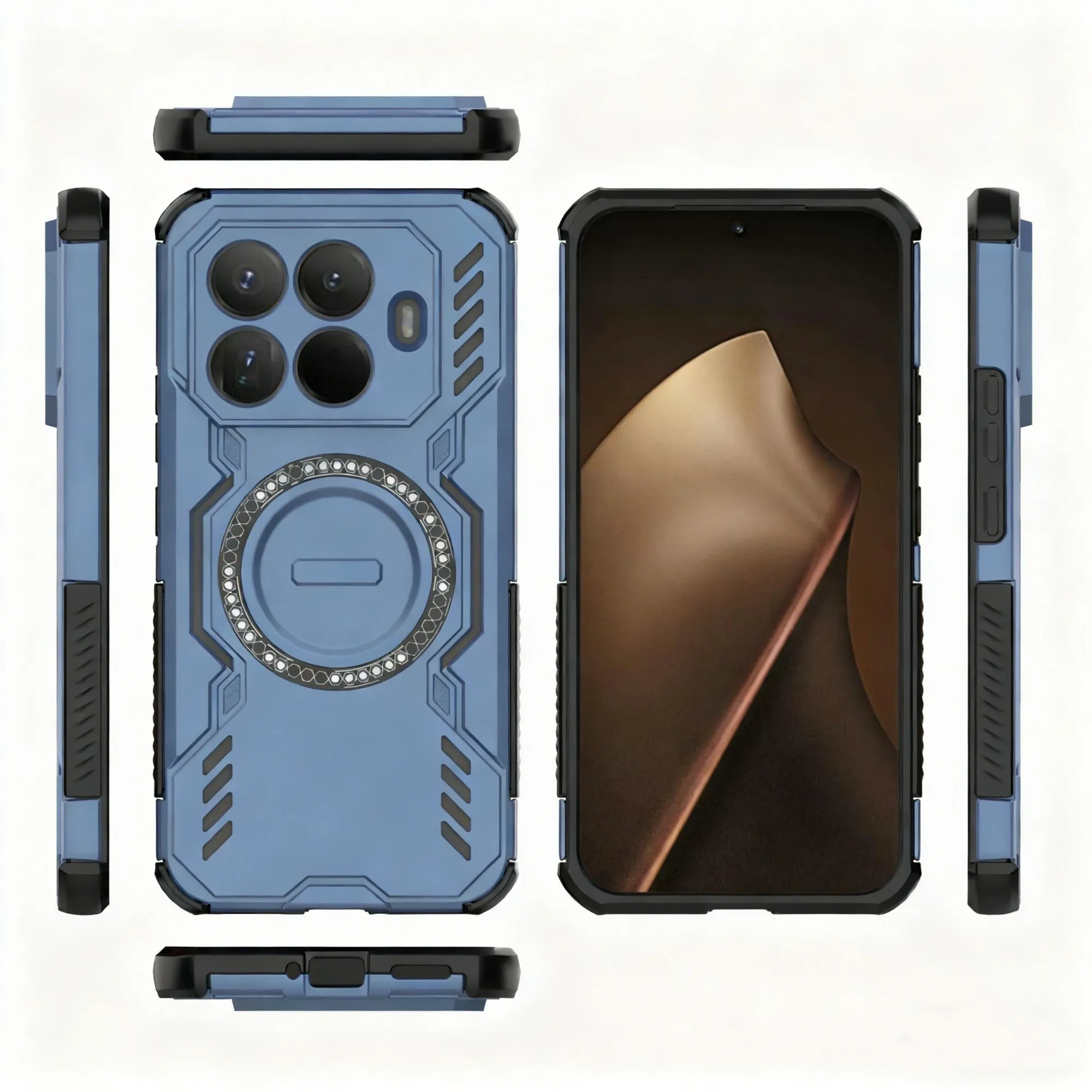 Magnetic Heat Dissipation Military-Grade Camera Lens Protection Case