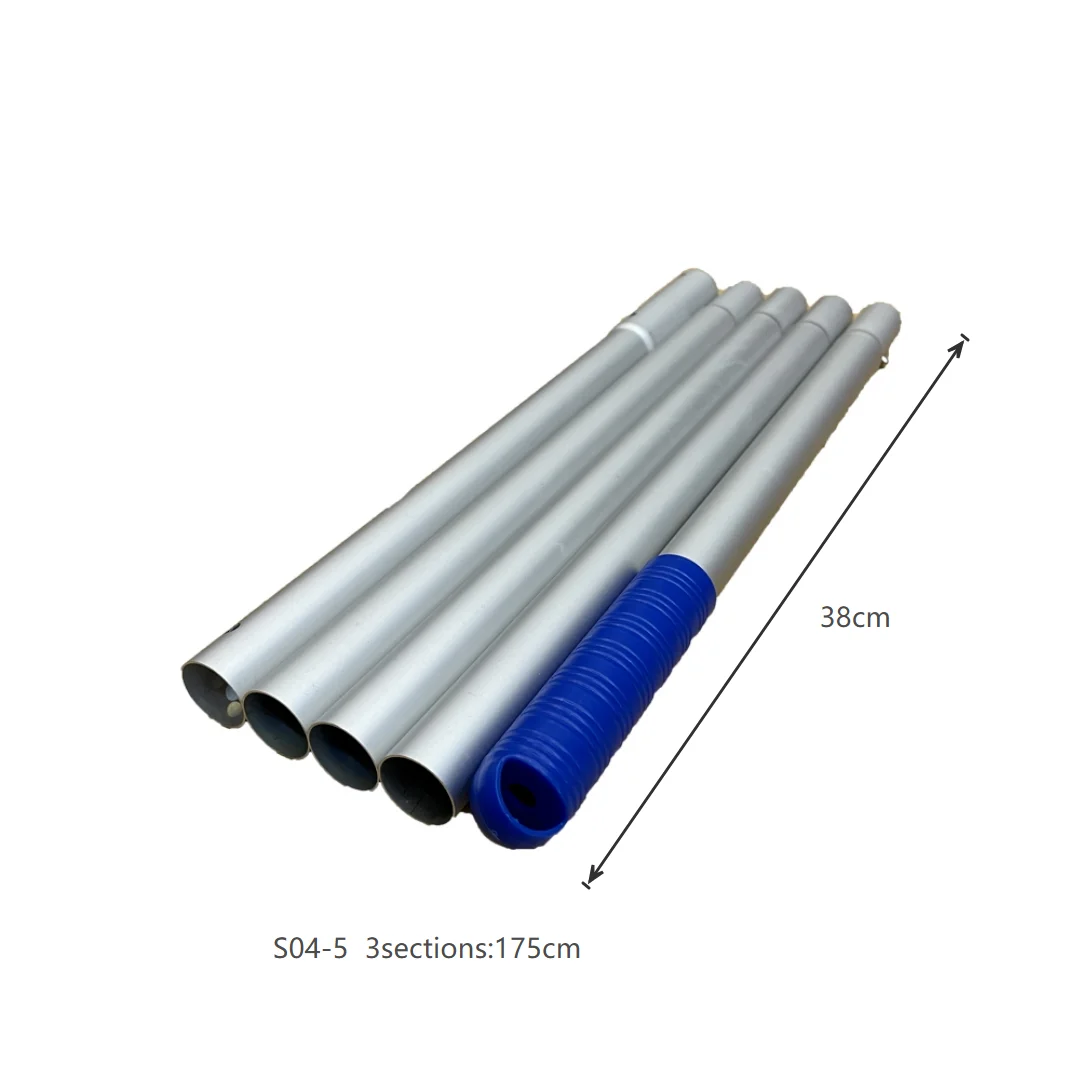 Verstellbare Aluminium-Schwimmbadstange, Robuste Teleskopstange, Langlebiges Poolreinigungs-Zubehör-Set – Detail 4