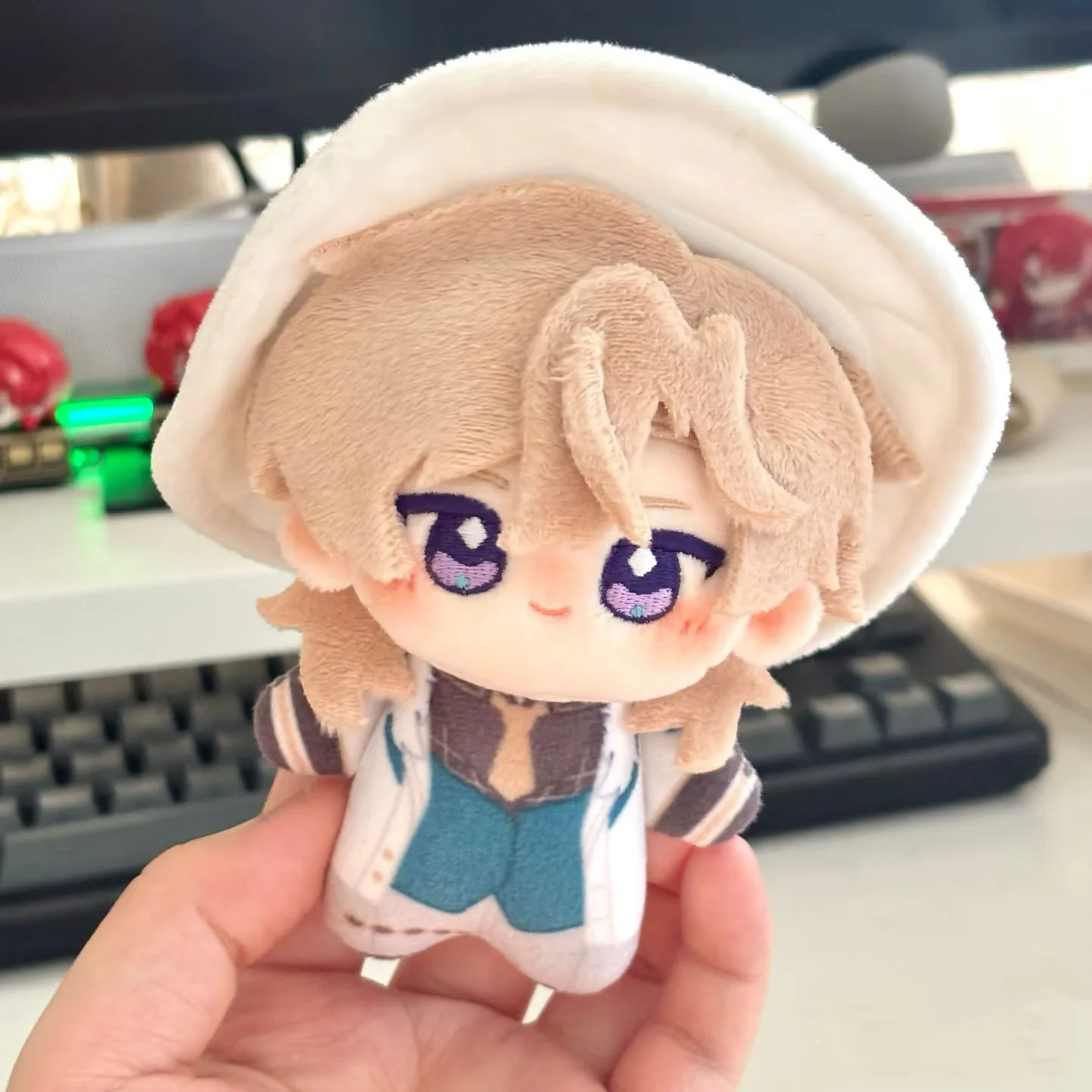 혼카이: 스타 레일 게임 주변기기 로빈 미데이 선데이 카프카 카슬라나 불가사리 바디 프린트 코튼 인형 플러시 인형 장난감 생일 선물