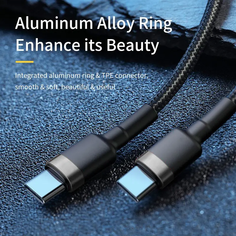 Фото PD 120 Вт USB-кабель для быстрой зарядки для iPhone 15 Pro Max USB-C Type C для Apple iPhone Xiaomi Samsung Huawei Кабель для быстрой зарядки №4