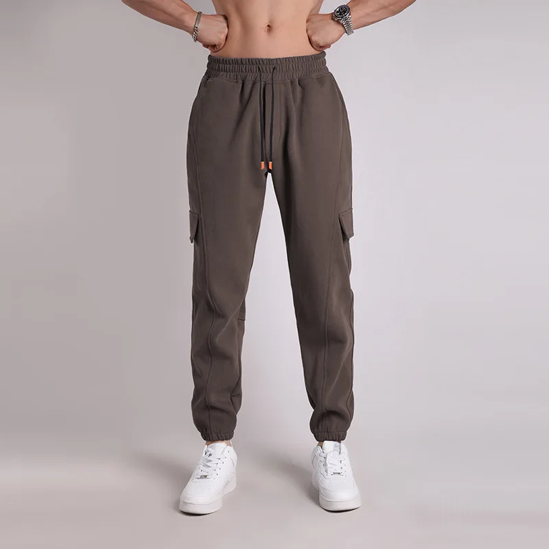 Work clothes multiple pockets sports leisure outdoor and sanitary pants cargo pants joggers baggy hosen men clothing