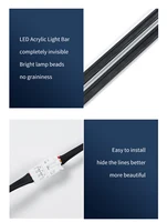 6/10/14/18 in 1 Led Car Ambient Lights RGB 213 64 Color Acrylic Strips Symphony Streamer Interior Rainbow Atmosphere Lamp Kit - Image 3