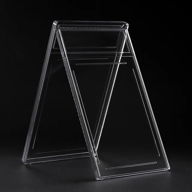 3 db Akril Kereskedési Kártya Lemez Védő Tok Hüvelyes Tartó Címkével, Professzionális Osztályozással A Sport Játékcsillagok Számára - Image 6