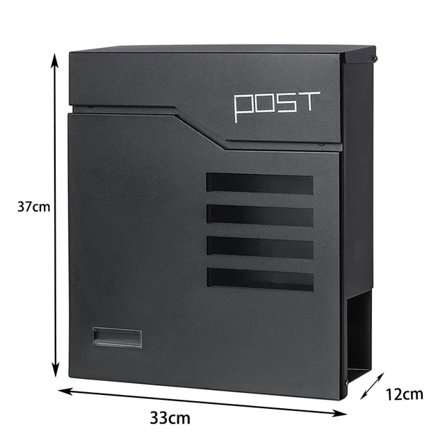Kültéri Postafiók Postaláda Újságkerék Kulccsal Felszerelve - Image 4