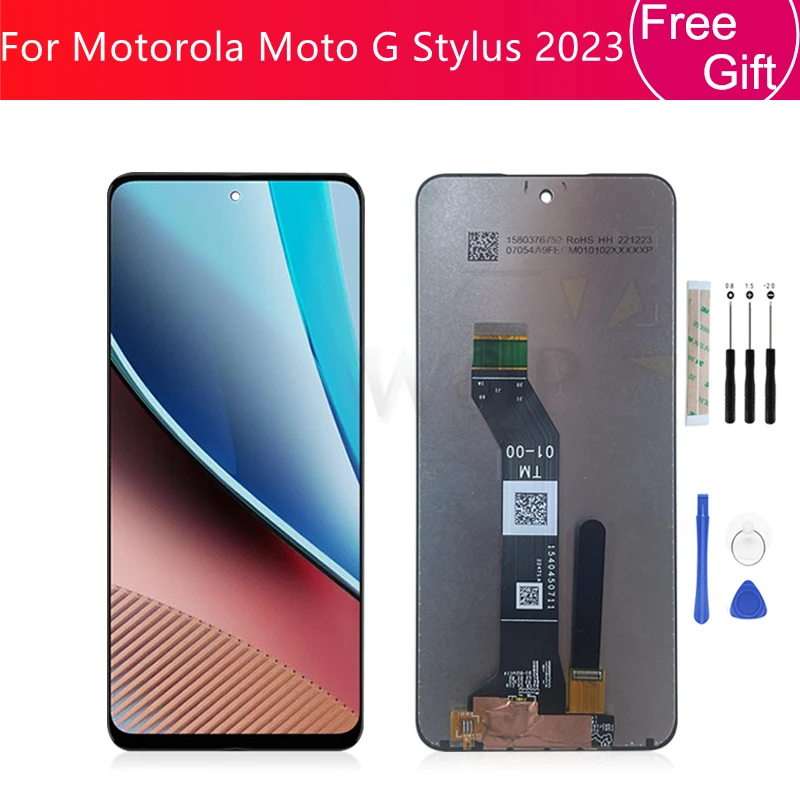 

For Motorola Moto G Stylus 4G 2023 LCD Display Touch Screen Digitizer Assembly With Frame LCD Screen Replacement Parts 6.5"