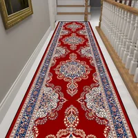 Bohemian Long Corridor Carpet Luxury European Decoration Hallway Rug Non-slip Easy Cleaning Floor Mat Stairway Runners Carpets 2