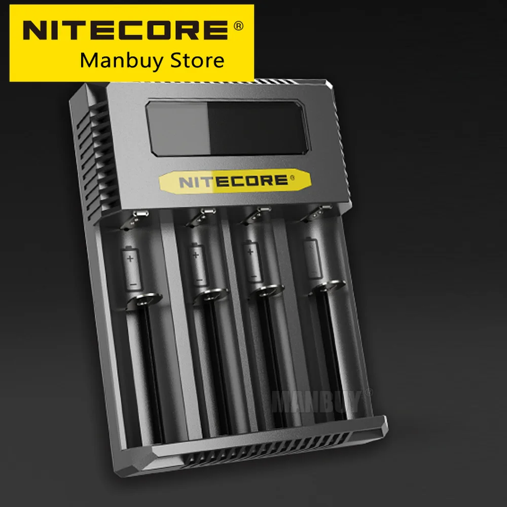Vendita Nitecore Ci4 4Slot Intelligent Usb-C Fast Superb Charger Li-Ion Ni-Cd Nimh Batterie 18650 14500 Cr123 16340 26500 18350 Aa