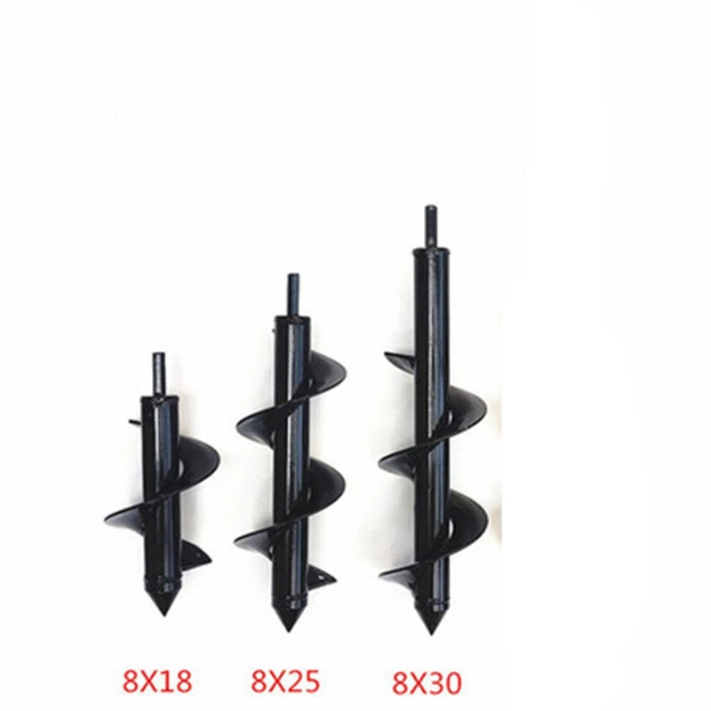 Broca espiral para plantación de flores de acero al carbono para excavador de agujeros