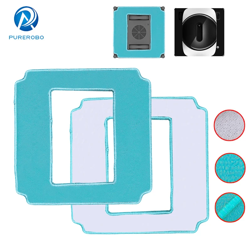 Janela Limpeza Robot Mop High Class Cloth Square Clean Wipes Cleaner Acessórios para Purerobo W-s3 W-s8s W-s3s Robot
