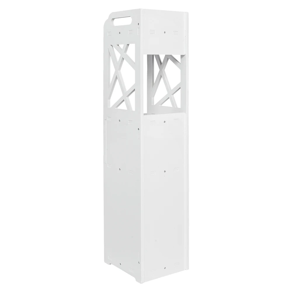 Bathroom Storage Shelf Drawer Multi Compartment Organizer Water Proof Anti Decay Anti Rot Environmental Friendly White