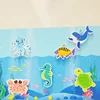 Children Bathroom Stickers Toys Baby Cognitive Soft EVA Animals Sticker Floating Foam Bath Toys for Kids Baby Water Bathtub Toys 3