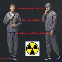 Tantalum Lead Fiber Material Nuclear Radiation Protective Clothing Table Anti-Radiation Antitin Face Gas Defense Mask 1