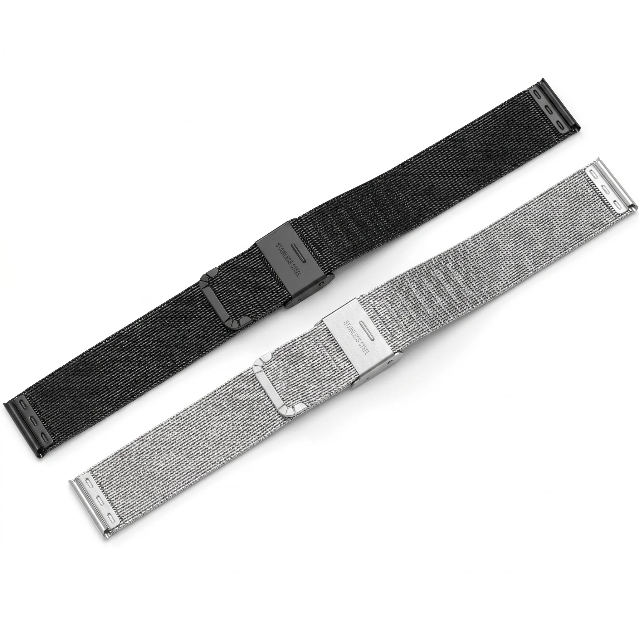 Universal Milanese Mesh Stainless Steel Breathable Watch Band Replacement Strap