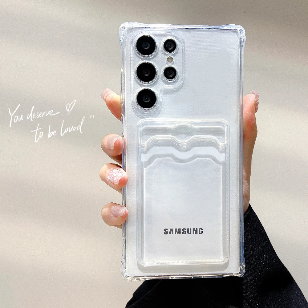 Sleek Card Holder Soft Cover Smartphone Case