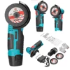 12V Brushless / Brushed Angle Grinder Lithium Battery 19500Rpm Cordless Mini Polishing Machine Diamond Cutting Grinder Tools 1