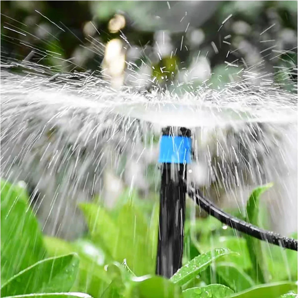 Garden Sprinkler Plants Irrigation Kits Irrigation Sprinklers Drip Irrigation Sprinklers Garden Irrigation Nozzle Garden Dripper Drip Irrigation Garden Sprayer Nozzles Scattering Dripper Water Nozzle Garden Watering Sprinklers 360 Degrees Garden Water Irrigation System For 4/7mm 1/4" Hose 10pcs