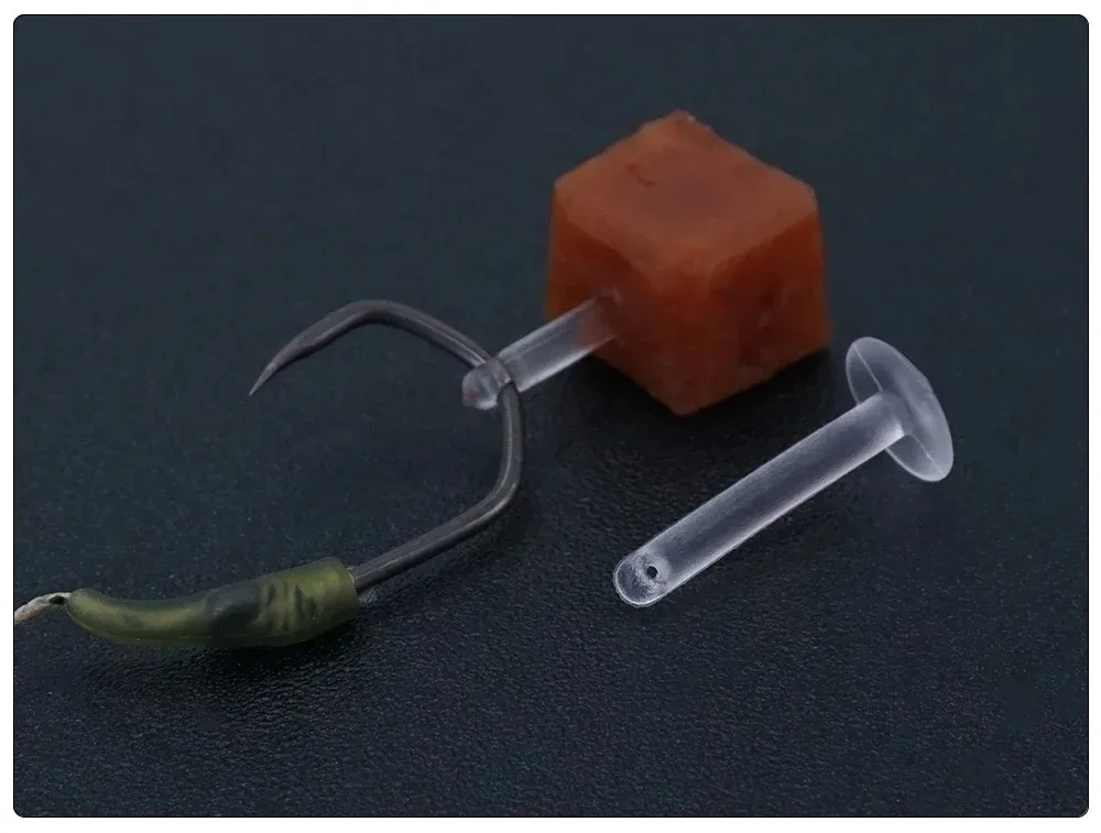 Description Picture 5 of itemBait Stops S L Hook Bait Accessories T Shape Clear Luncheon Meat Bait Stops Fishing Terminal Tackle Carp Fishing