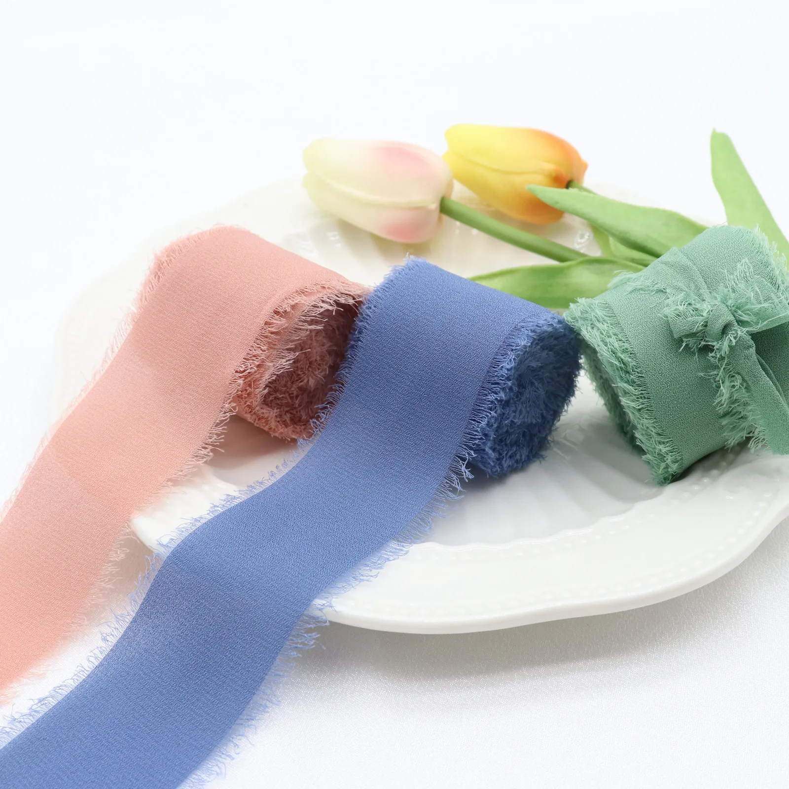 Socomi - Rollo De Cinta De Gasa Con Franjas De Color De