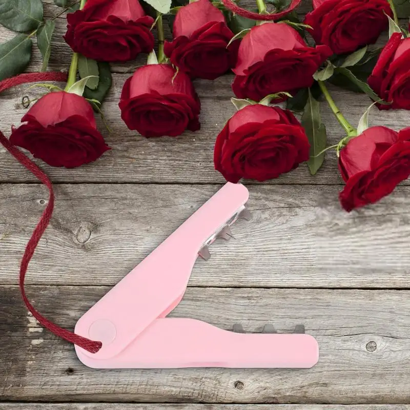 M89B Pink/Green/Red Professional Rose Leaf Thorn Stripper Stripping Tool Thorn  Remover for Roses Stainless Steel Rose Plier - AliExpress