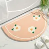 Soft Floor Mats Small Fresh Text Flowers Rugs Home Entrance Carpet Bedroom Toilet Bathroom Door Absorbent Non-Slip Foot Pad 6
