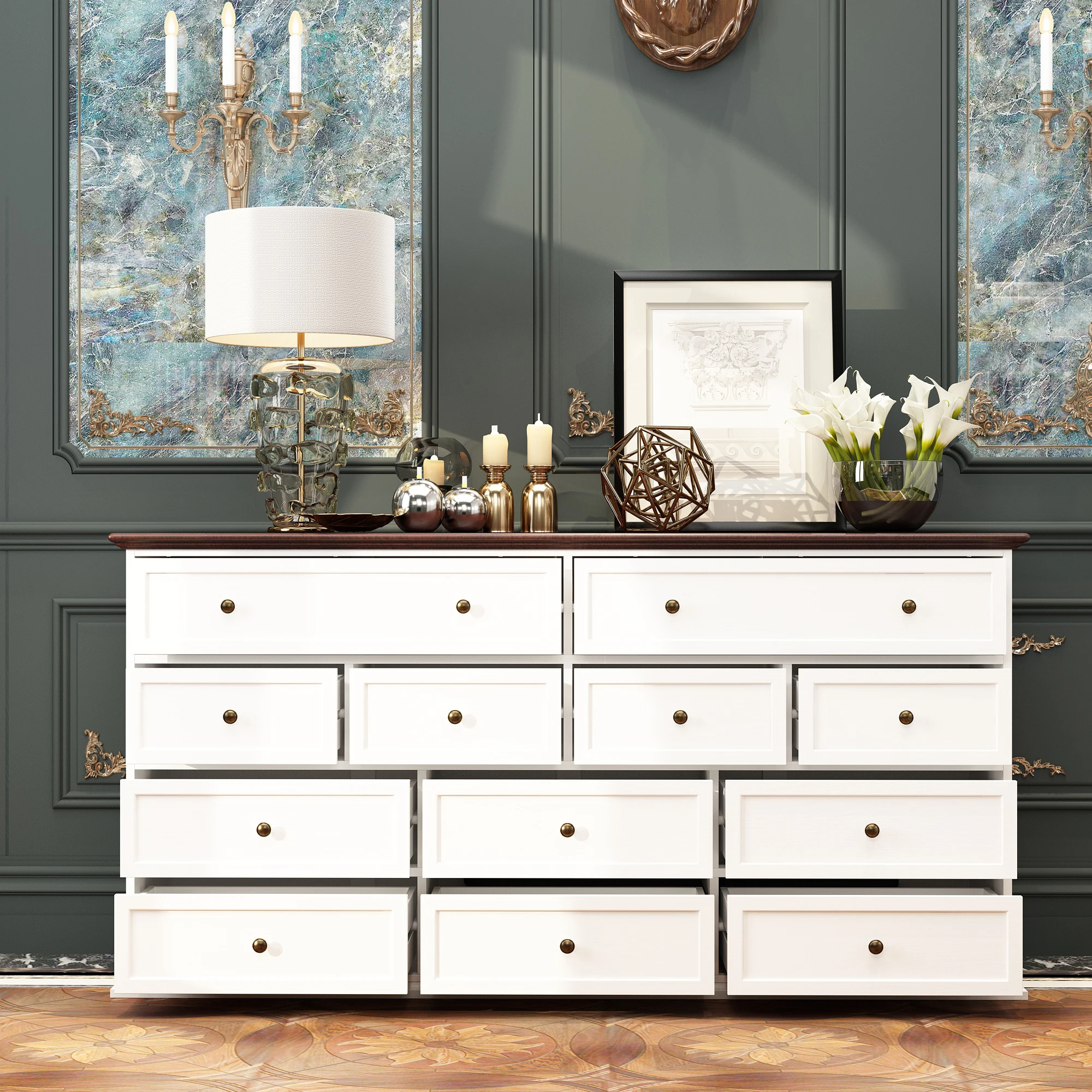 chinese dress ladies Amazon.com: WAMPAT Oak Dresser for Bedroom with 9 Drawers, Kids Dressers  with Wide Chest of Drawers, Mid Century Modern Wooden Closet Storage  Organizer, Large Wood Dressers for Living Room, Nursery, Hallway :