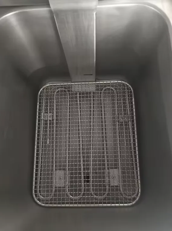 Double Tank 2 X 8L Countertop Stainless Steel Commercial Electric Deep Fryers