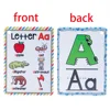 Montessori Alphabet Letters A-Z English Cards Phonics Words Early Development Educational Toys for Kids Teacher Teaching Aids 3