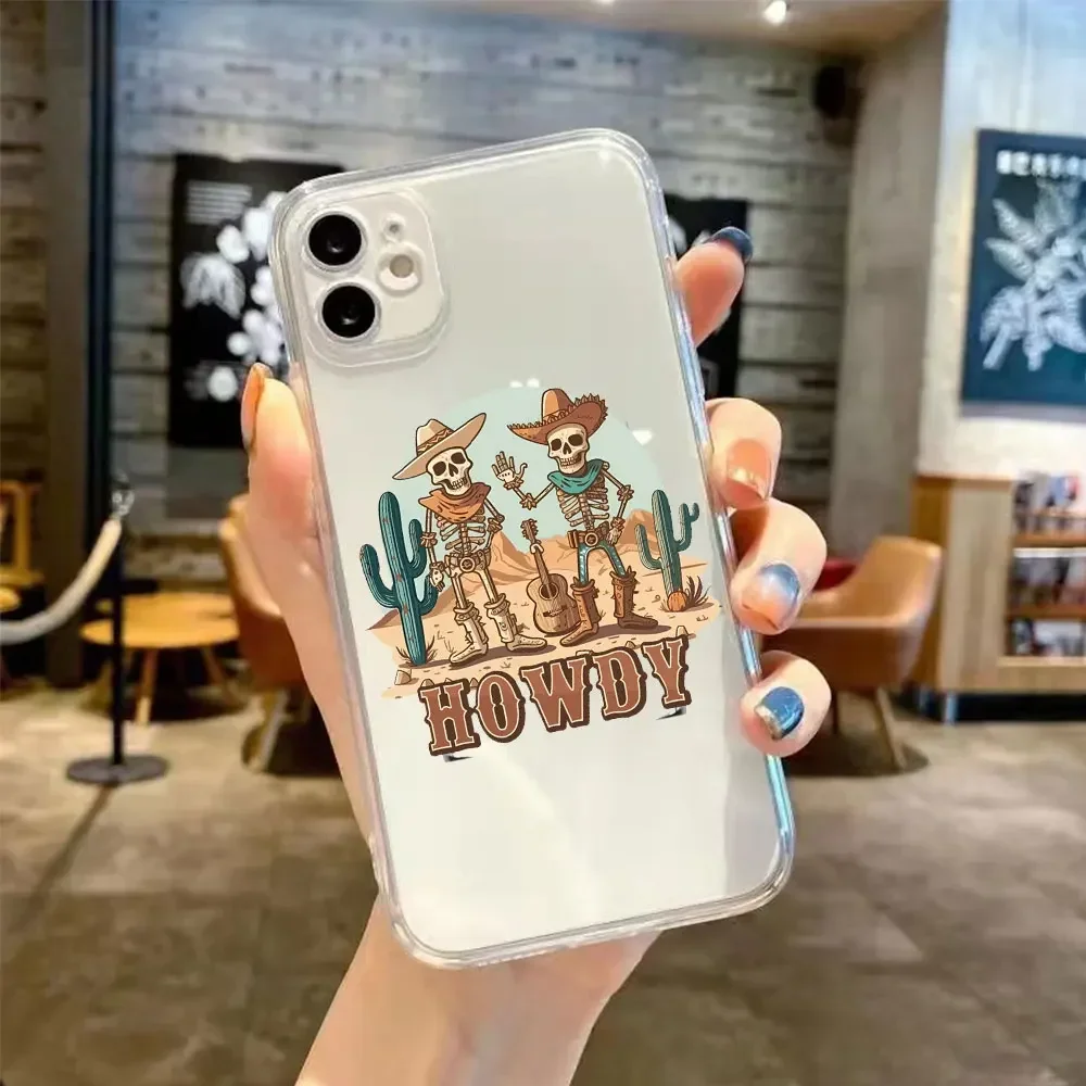 Custodia Trasparente Per IPhone 15 Plus Con Motivo Fantasma Di Halloween – Morbida TPU Sottile - 5