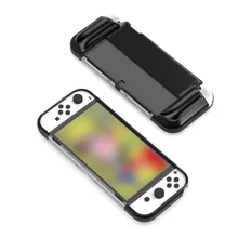

The handle shell is suitable for Switch OLED shockproof protective cover. Ergonomic silicone TPU shell is suitable for Switch