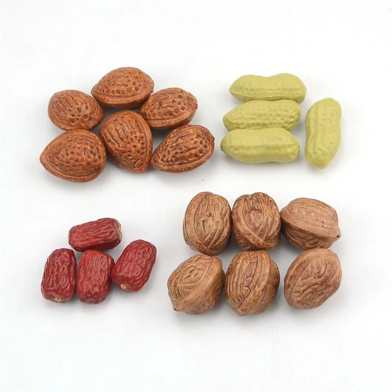 Mini Simulation Acorns Foam Plastic Fake DIY Artificial Fruit And vegetables Model House Party Kitchen Wedding Decoration 20Pcs