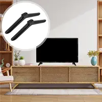 2Pcs Base Stand Television Riser Legs Monitor Mount Stable Support Material Modern Design Easy Installation - Image 3