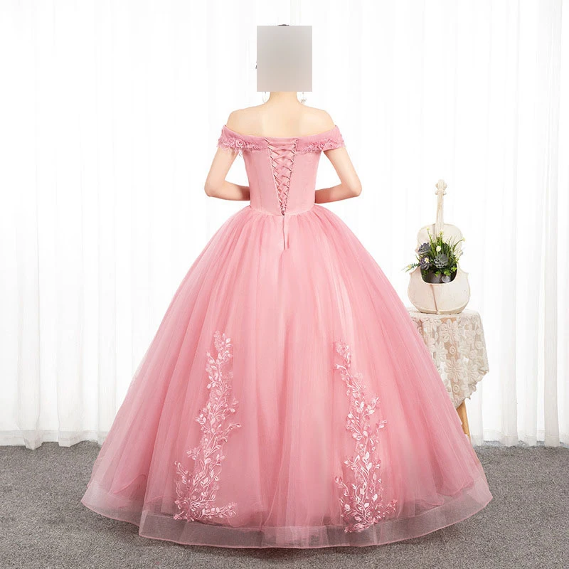 Quinceanera Dresses Party Dress Ball Gown Off Shoulder Appliques Prom Birthday Party Gowns