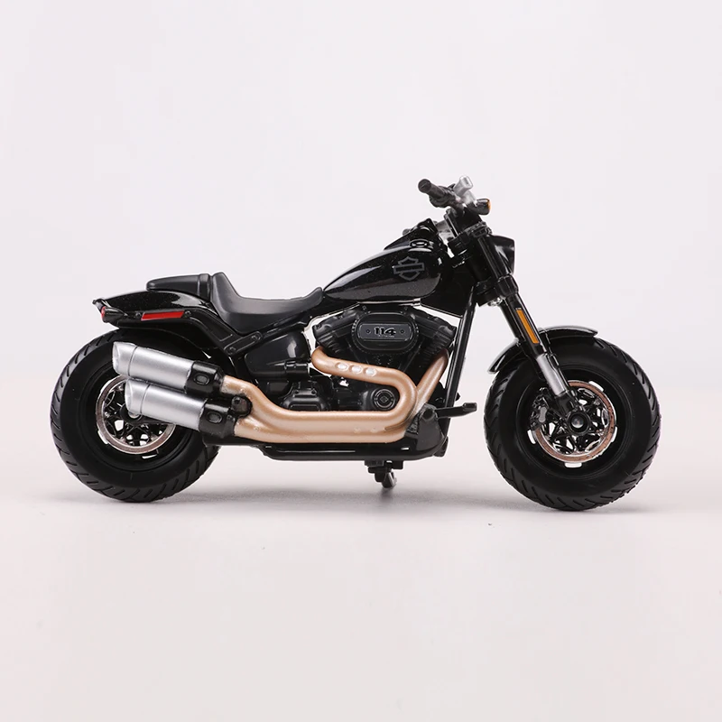Maisto 1:18 2022 Fat Bob 114 Motorcycle Car Simulation Alloy Car Model 5